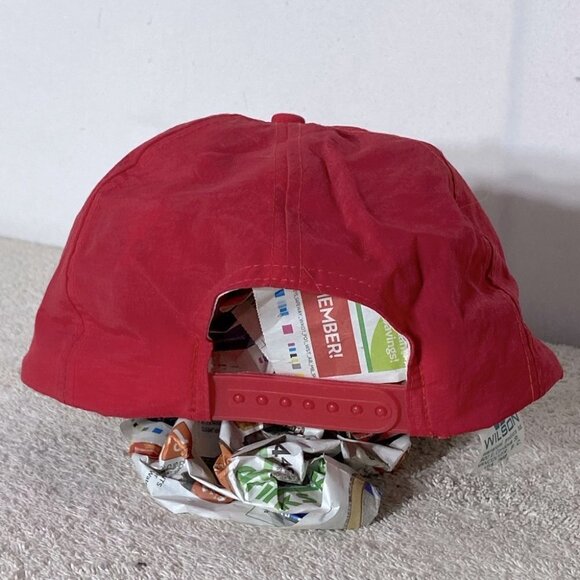 Vintage 90s Coca Cola Red Snap Back Trucker Style Hat - Picture 4 of 13